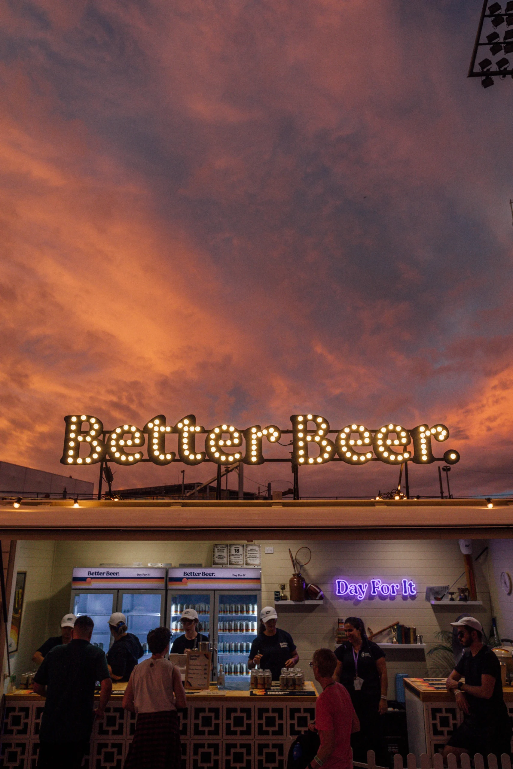 Better Beer event signage brisbane laneway
